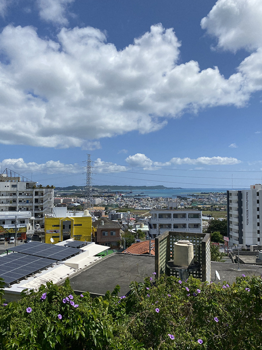 沖縄市ってこんな眺めのいいとこあったのか